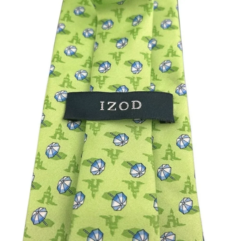 IZOD Silk Tie Beach Chairs and Sandcastles